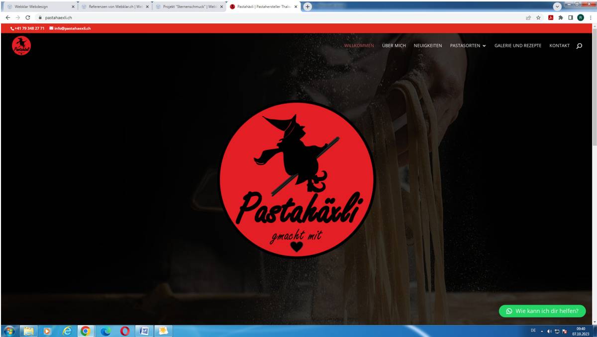 Correction de bugs Pastahaexli.ch